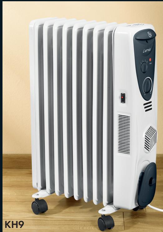 LERVIA KH 9 - OIL-FILLED RADIATOR - 1