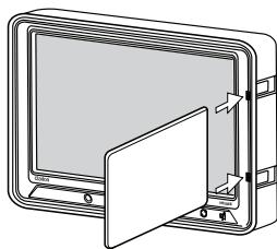 CLARION VM700B - Removing the Monitor from the Tray - 1