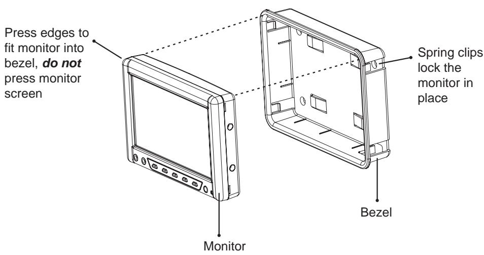 CLARION VMA570 - Flush mounting in the headrest - 2