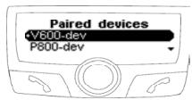 PARROT CK3100 - Paired devices - 1
