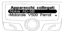 PARROT CK3300 - Dispositivi accoppiati - 1