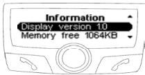 PARROT CK3500 - Versione software: - 4