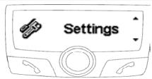 PARROT CK3500 - SETTINGS - 1
