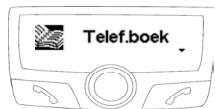 PARROT CK3500 - Bellen via het telefoonboek - 1