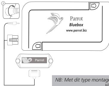 PARROT MK6100 - AUTORADIO MET «LINE IN» INGANGEN (ZIE ONDERSTAANDE TEKENING) - 2