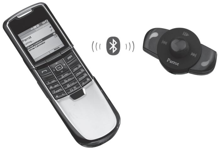 PARROT MUSICKIT 6000 - Jumelage de votre téléphone avec le PARROT MK6000 - 1
