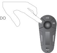 PARROT PMK5800 - Przewijanie do przyd / przyzewijanie do tylu pliku w czasie odtwarzania - 1