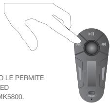 PARROT PMK5800 - Avance/Retroceso rápido en el fichero en bajo de reproducción - 1