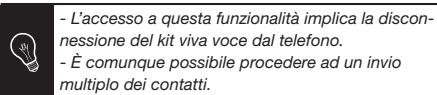 PARROT SK4000 - - Invio dei contatti tramite Object Push - 1