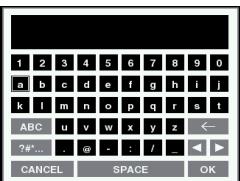 PARROT SPECCHIO - Het virtuele toetsbord gebruiken - 1