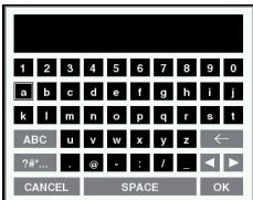 PARROT SPECCHIO - Verwendung der virtuellen Tastatur - 1