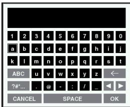 PARROT SPECCHIO - Using the virtual keypad - 1