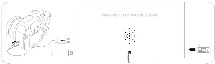 PARROT DIA - Using the Frame with a Storage Device - 2