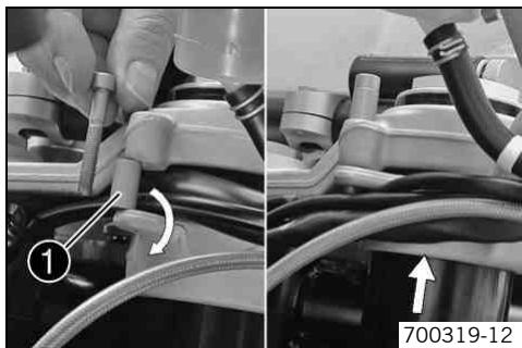 KTM 1190 RC8 - Handlebar height - 1