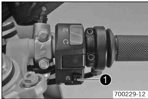 KTM 1190 RC8 - Electric starter button - 1