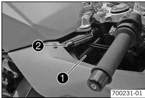 KTM 1190 RC8 - Chassis number/type label - 1