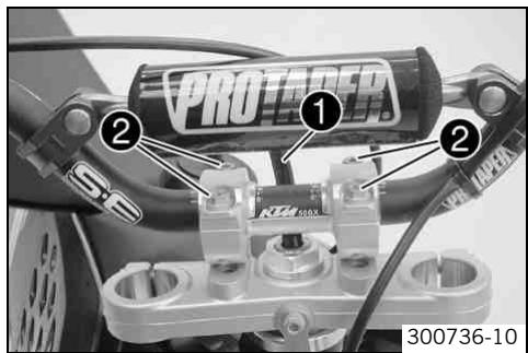 KTM 50 SX MINI - Régler le jeu du palier de la tête de direction - 1