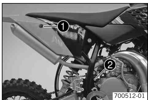 KTM 50 SX MINI - Avertissement - 1