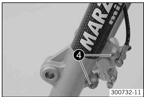 KTM 50 SX MINI - Monter les bras de fourche - 3