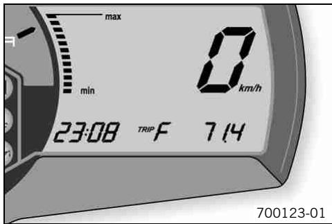 KTM 690 SMC - Combination instrument - TRIP F display - 1