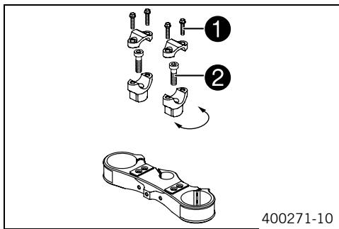 KTM 690 SMC - Adjusting handlebar position - 1