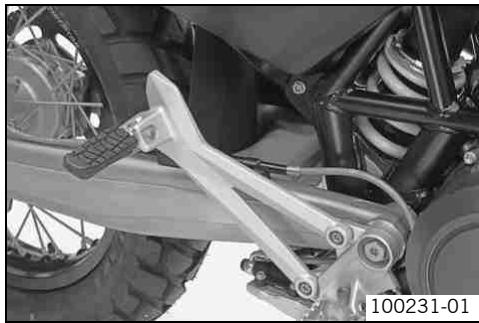 KTM 690 SMC - Passenger footrests - 1