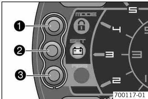 KTM 690 SMC - Combination instrument - function buttons - 1