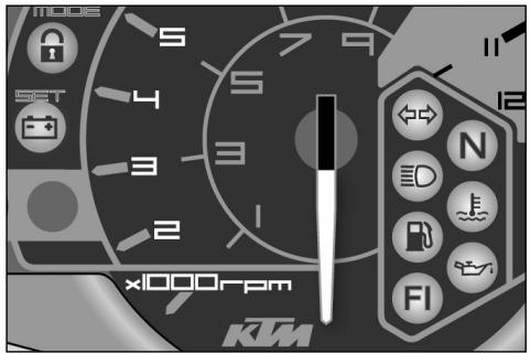 KTM 990 SUPERMOTO - Compte-tours - 1