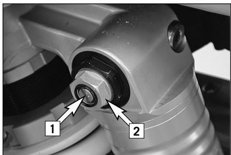 KTM 990 SUPERMOTO T - Damping action during compression of shock absorber - 1