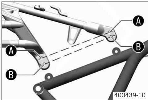 KTM 1190 RC8 EU - Position de l'arrière du cadre - 1