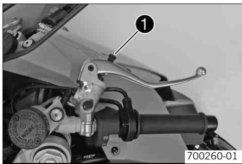KTM 1190 RC8 JP - Régler la position de base du levier de frein à main - 1