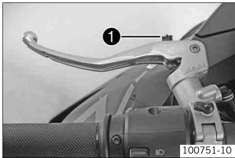 KTM 1190 RC8 R AUS - Adjusting basic position of clutch lever - 1