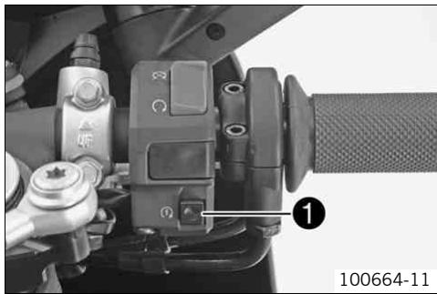 KTM 1190 RC8 R AUS - Electric starter button - 1