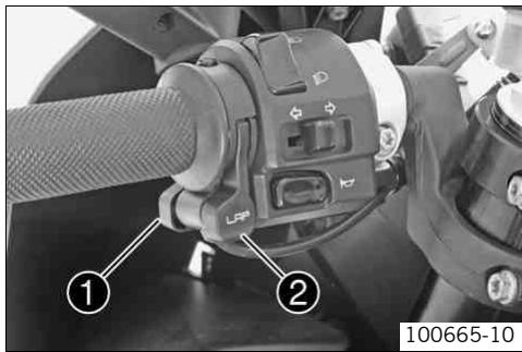 KTM 1190 RC8 R AUS - Combination instrument - function buttons on handlebar - 1