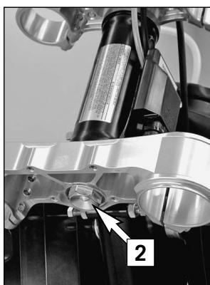 KTM 250 EXC SIX DAYS - Modification du déport de fourche (de la chasse) (XC/EXC six days) * - 2