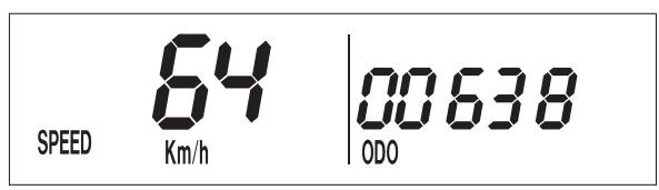 KTM 250 EXC-F SIX DAYS - SPEED display mode / H (service hours) - 1