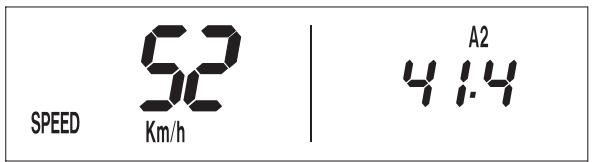 KTM 250 EXC-F SIX DAYS - SPEED/A1 display mode (average speed 1) - 1
