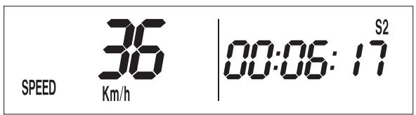 KTM 250 EXC-F SIX DAYS - SPEED / S1 display mode (stop watch 1) - 1