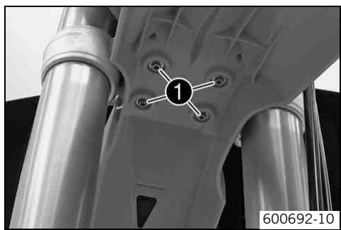 KTM 250 XC-F USA - Dismounting the front fender - 1