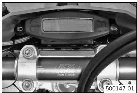 KTM 250 XC-F USA - Overview of indicator lamps (EXC-F, EXC-F SIX DAYS) - 1
