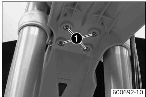 KTM 250 XC-F USA - Installing the front fender - 1