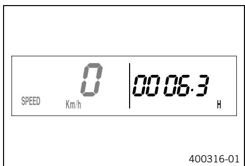 KTM 250 XC-F USA - SPEED/H display mode (service hours) - 1
