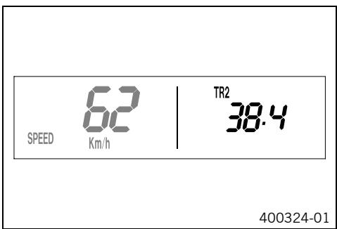 KTM 250 XC-F USA - SPEED/TR2 display mode (trip master 2) - 1