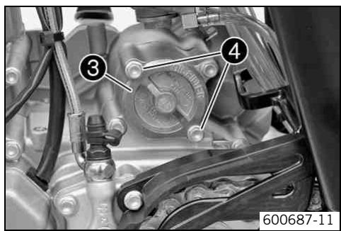 KTM 250 XC-F USA - Installing the oil filter - 2