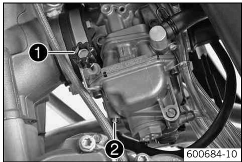 KTM 250 XC-F USA - Carburetor - idle - 1