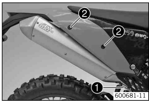 KTM 250 XC-F USA - Warning - 1