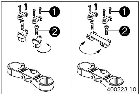 KTM 250 XC-F USA - Adjusting the handlebar position - 1