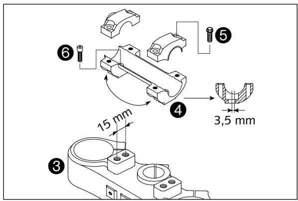 KTM 400 MXC - How to change the handlebar position - 1
