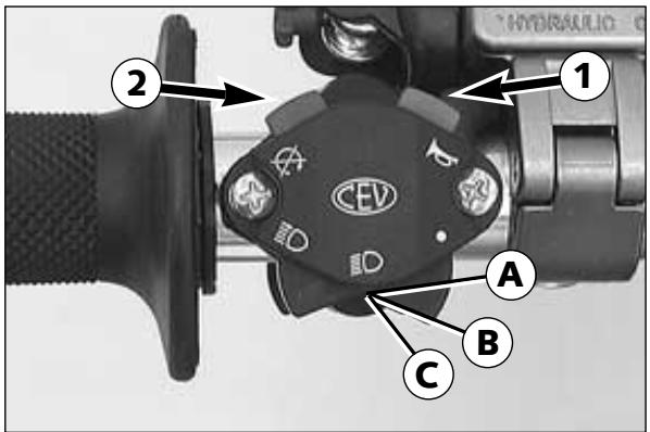 KTM 400 MXC - Short circuit button (SX/MXC) - 1