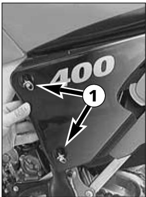 KTM 400 MXC - Bleeding the cooling system - 1